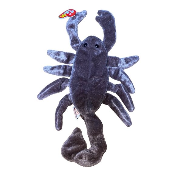 Ty Beanie Babies Stinger Scorpion 1998 Plush Stuffed Animal Hang 5th Gen Tush 6t - Picture 5 of 12